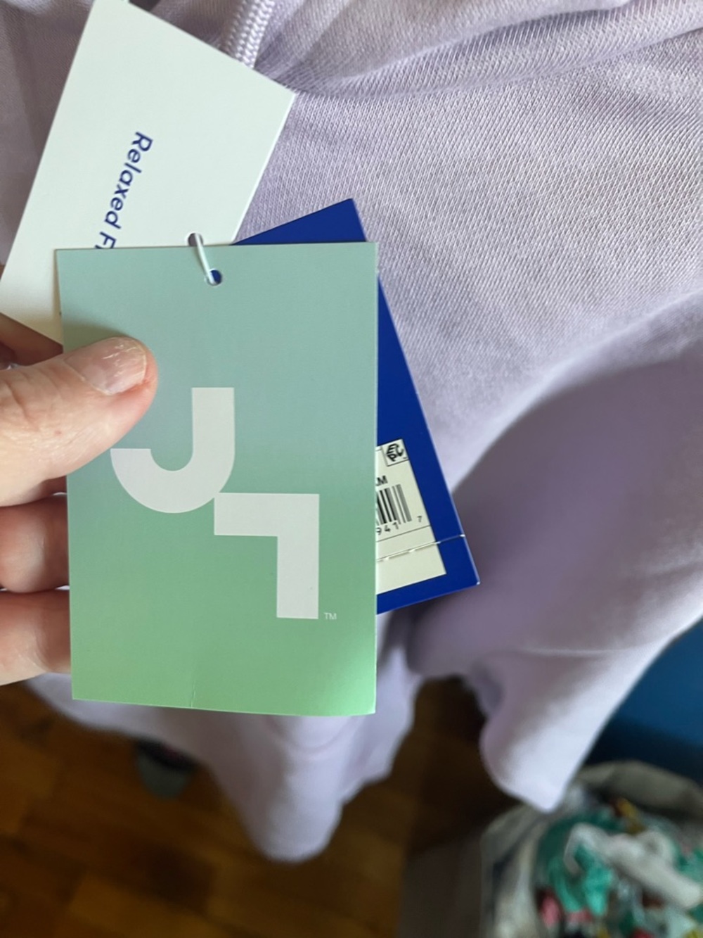 JoyLab Lavender Pullover Hoodie with Kangaroo Pocket - Picture 3 of 7